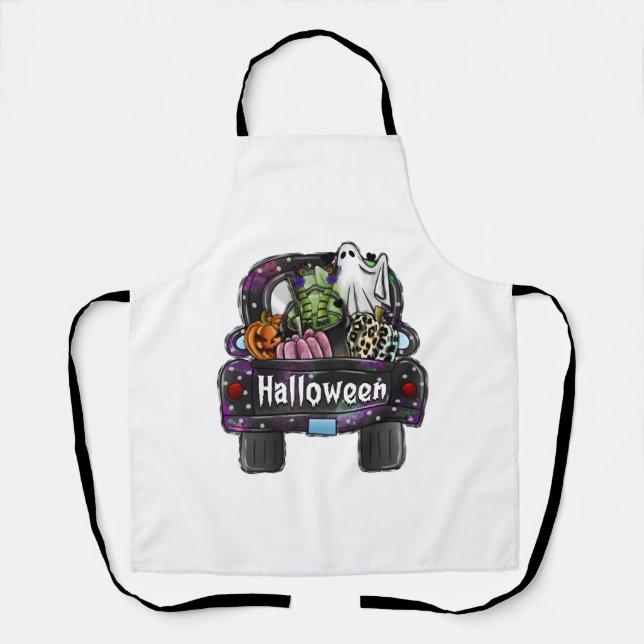 Halloween Truck  Apron (Front)