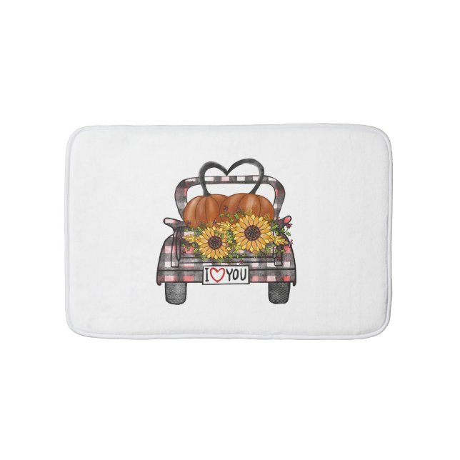 Halloween Truck         Bath Mat (Front)