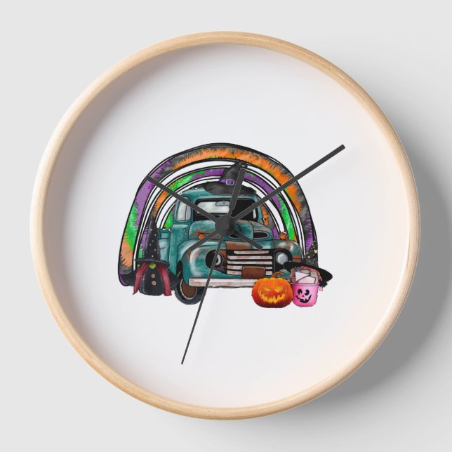 Halloween Truck        Clock (Front)