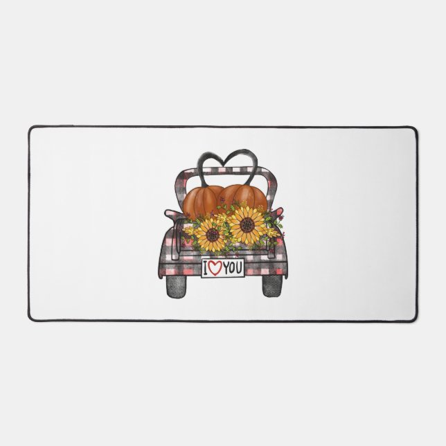 Halloween Truck         Desk Mat (Front)
