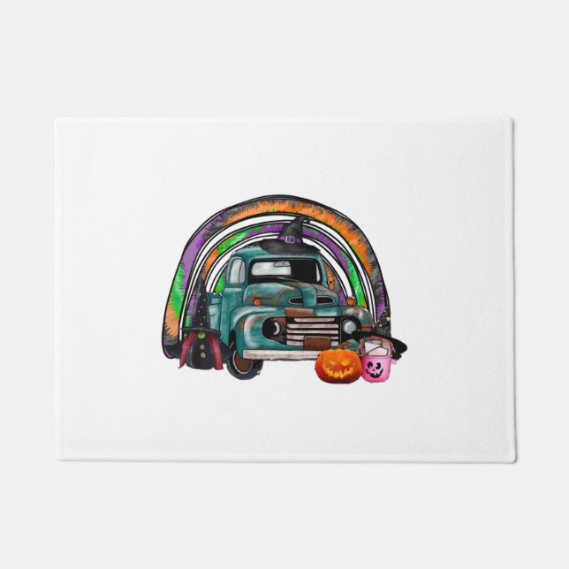 Halloween Truck        Doormat (Front)