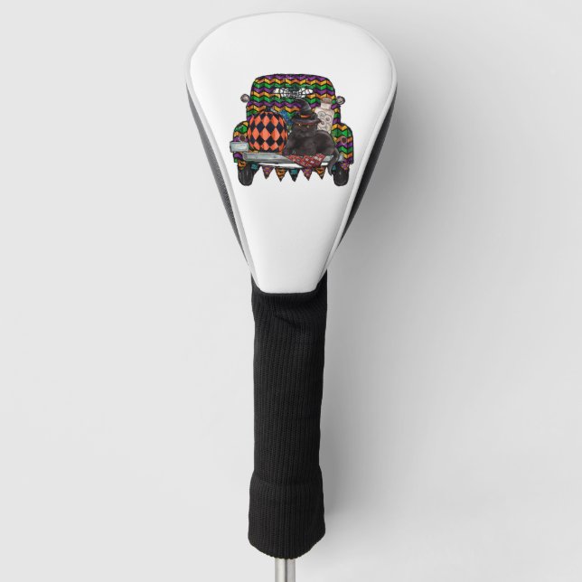 Halloween Truck Golf Head Cover (Front)