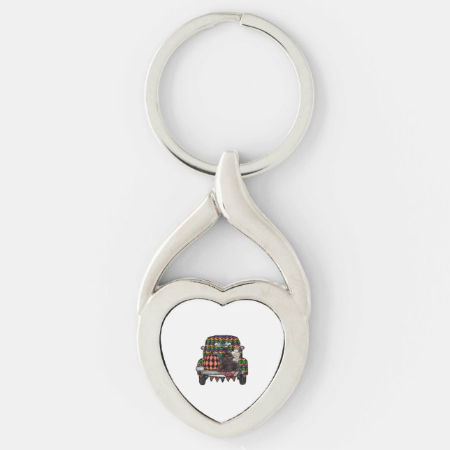 Halloween Truck    Key Ring (Front)