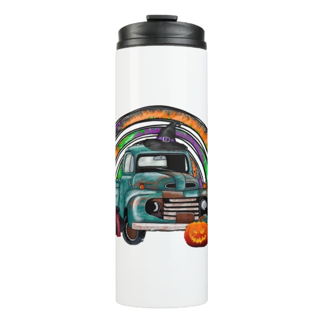 Halloween Truck        Thermal Tumbler (Front)