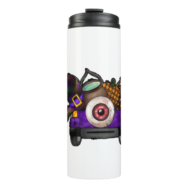 Halloween Truck      Thermal Tumbler (Front)