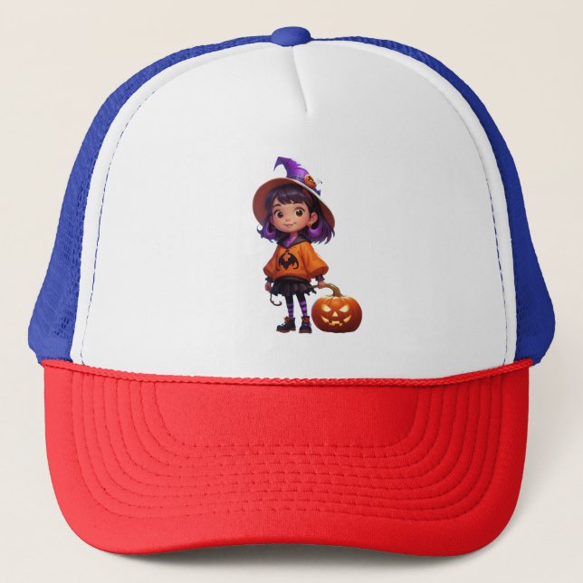 Halloween  trucker hat (Front)