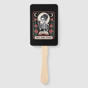 Halloween True Crime Junkie Tarot Card Hand Fan