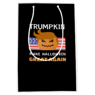 Halloween Trumpkin Classic Medium Gift Bag
