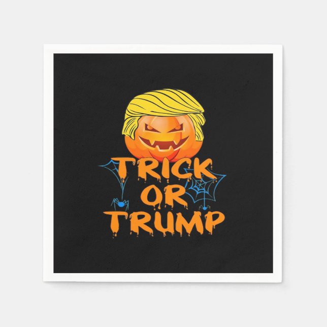 Halloween Trumpkin Classic Napkin (Front)