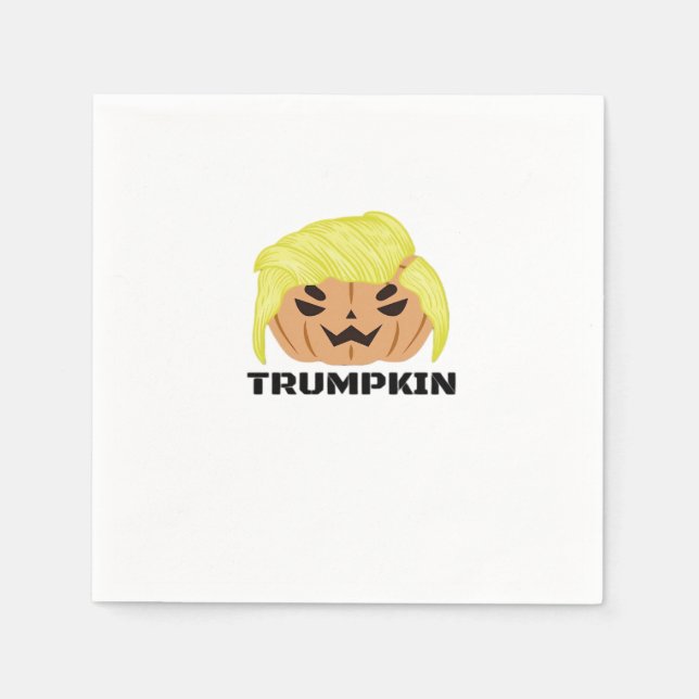 Halloween Trumpkin Classic Napkin (Front)