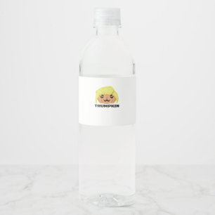 Halloween Trumpkin Classic Water Bottle Label