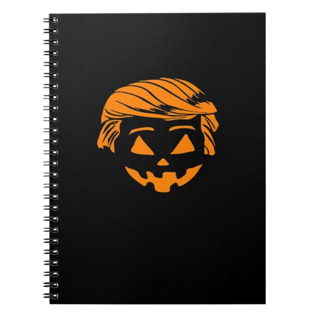 Halloween Trumpkin Costume Notebook (Front)