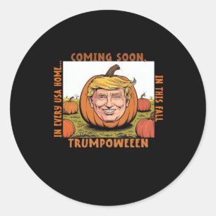 Halloween -  Trumpkin Election Classic Classic Round Sticker