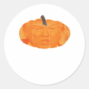 Halloween Trumpkin Extra  Classic Classic Round Sticker