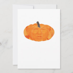 Halloween Trumpkin Extra  Classic Holiday Card