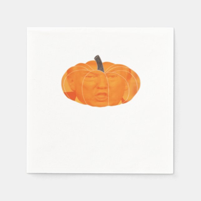 Halloween Trumpkin Extra  Classic Napkin (Front)