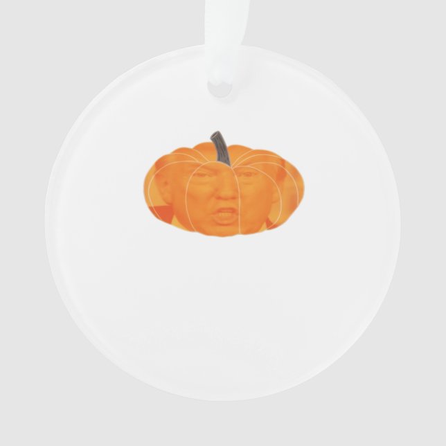 Halloween Trumpkin Extra  Classic Ornament (Front)