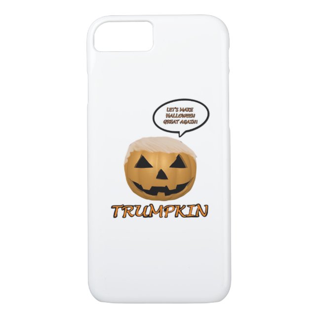 Halloween Trumpkin Fitted Case-Mate iPhone Case (Back)