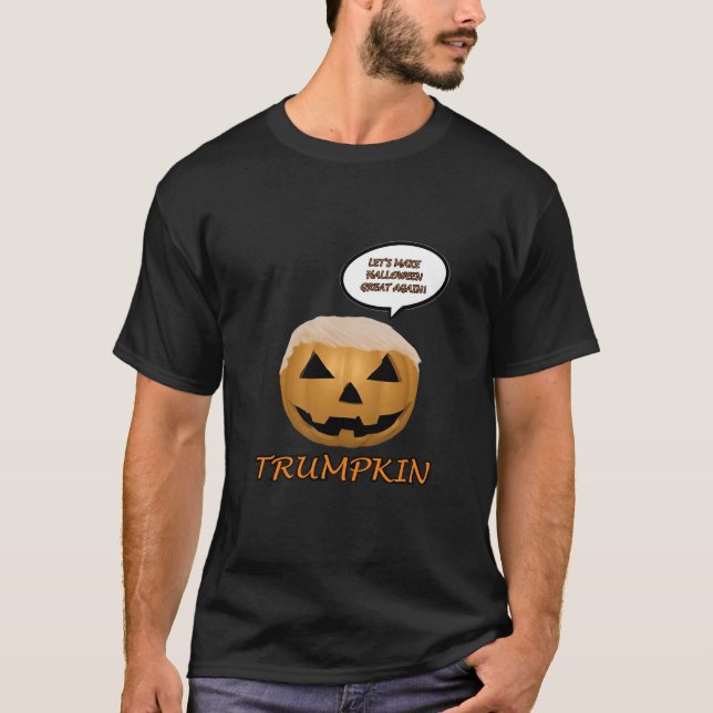 Halloween Trumpkin Fitted T-Shirt (Front)