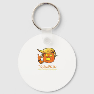 Halloween Trumpkin Funny – Classic Costume Design Key Ring
