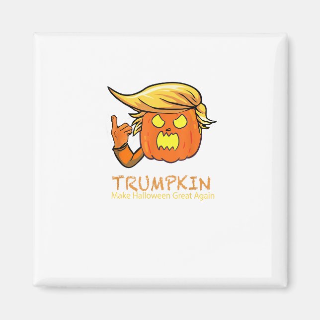 Halloween Trumpkin Funny – Classic Costume Design Magnet (Front)