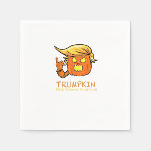 Halloween Trumpkin Funny – Classic Costume Design Napkin