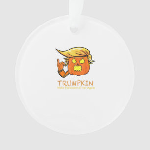Halloween Trumpkin Funny – Classic Costume Design Ornament