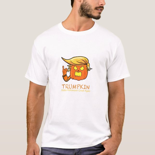 Halloween Trumpkin Funny – Classic Costume Design T-Shirt (Front)