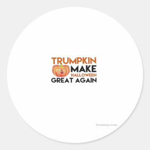 Halloween Trumpkin Funny – Classic Maga Costume De Classic Round Sticker