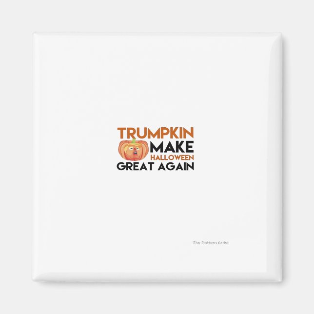 Halloween Trumpkin Funny – Classic Maga Costume De Magnet (Front)