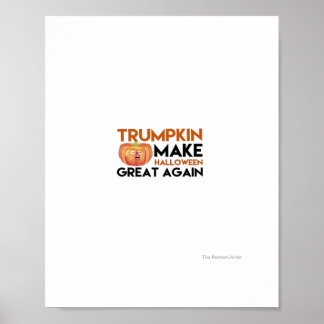 Halloween Trumpkin Funny – Classic Maga Costume De Poster