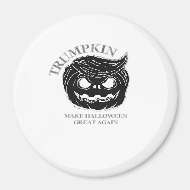 Halloween Trumpkin  Funny & Cute Halloween Costume Magnet (Front)