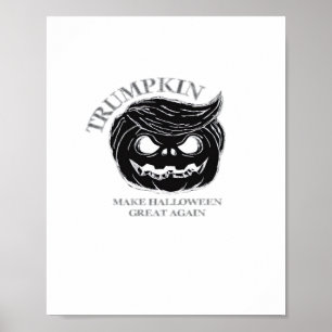 Halloween Trumpkin  Funny & Cute Halloween Costume Poster