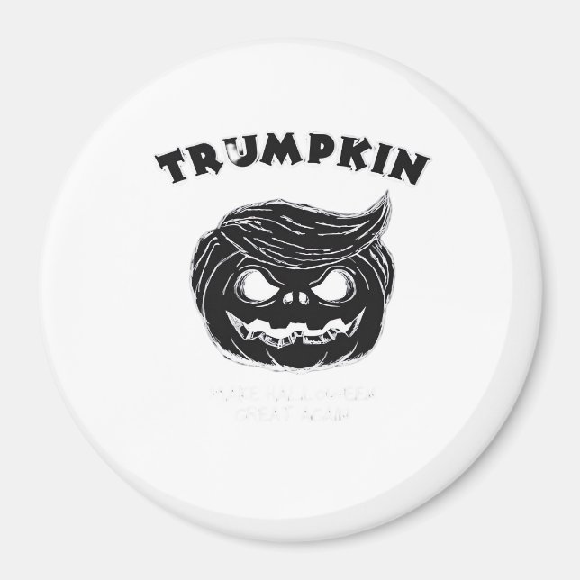 Halloween Trumpkin  Funny Halloween Costume Magnet (Front)