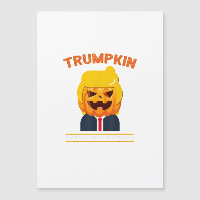 Halloween Trumpkin Funny  Pumpkin Halloween (Front)