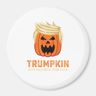 Halloween Trumpkin Funny – Spooky Parody Slogan Magnet