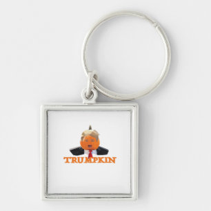 Halloween Trumpkin Key Ring