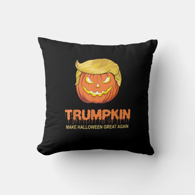 Halloween Trumpkin - Make Halloween Great Again De Cushion (Front)
