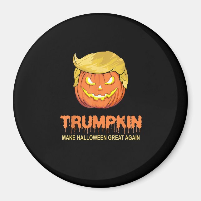 Halloween Trumpkin - Make Halloween Great Again De Magnet (Front)