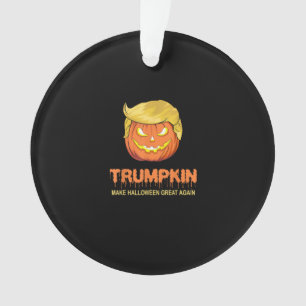 Halloween Trumpkin - Make Halloween Great Again De Ornament