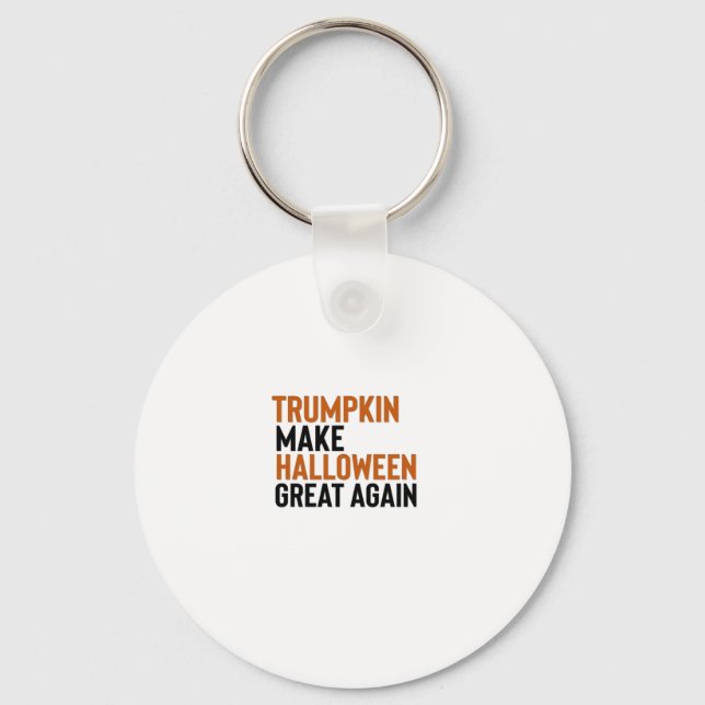 Halloween Trumpkin – Make Halloween Great Again Fu Key Ring (Front)