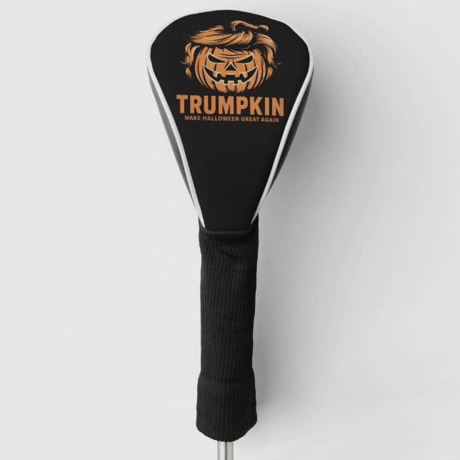 Halloween Trumpkin Make Halloween Great Again  Golf Head Cover (Front)