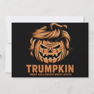 Halloween Trumpkin Make Halloween Great Again  Invitation