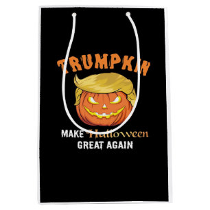 Halloween Trumpkin - Make Halloween Great Again  Medium Gift Bag