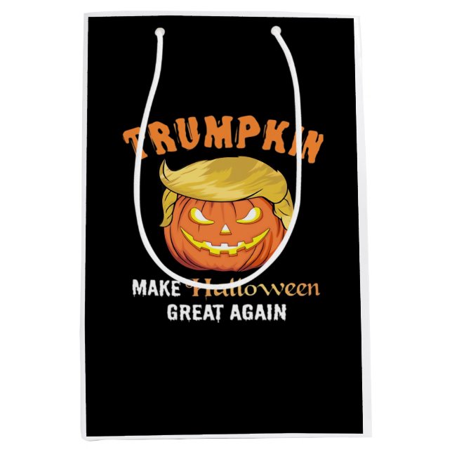 Halloween Trumpkin - Make Halloween Great Again  Medium Gift Bag (Front)