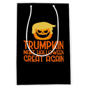 Halloween Trumpkin Make Halloween Great Again Medium Gift Bag