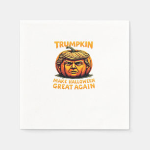 Halloween Trumpkin Make Halloween Great Again Napkin