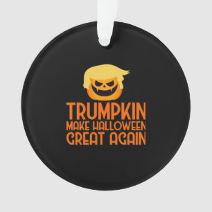 Halloween Trumpkin Make Halloween Great Again Ornament