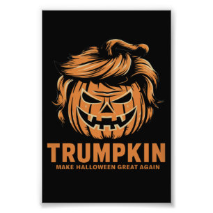 Halloween Trumpkin Make Halloween Great Again Photo Print