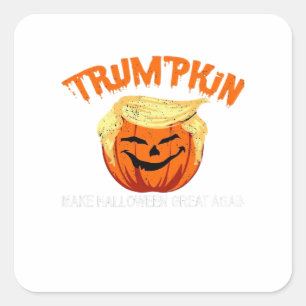 Halloween Trumpkin Make Halloween Great Again Square Sticker